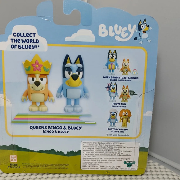 Bluey Queens Bingo and Bluey Figures - Picture 3 of 3